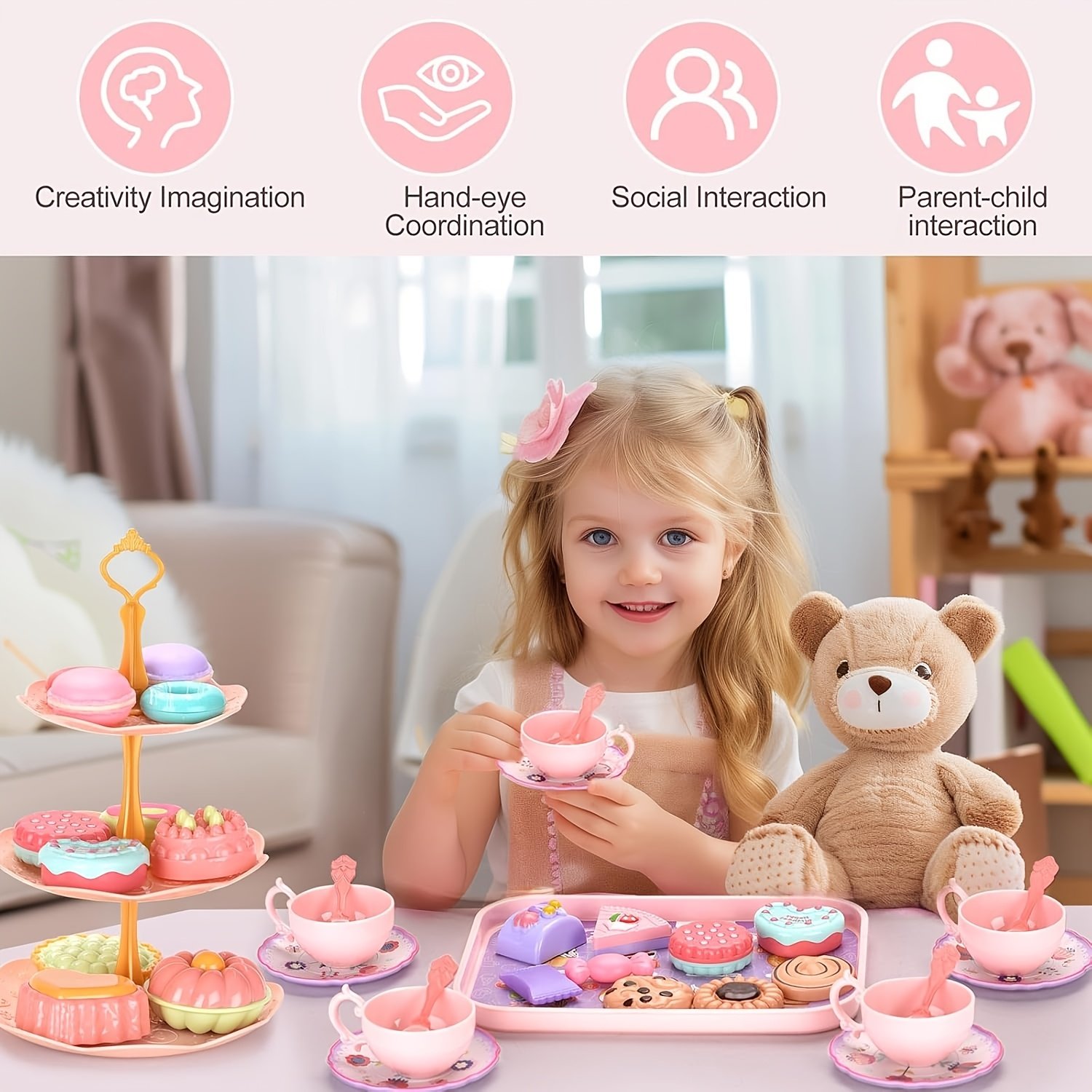 Princess Afternoon Tea & Dessert Pretend Playset