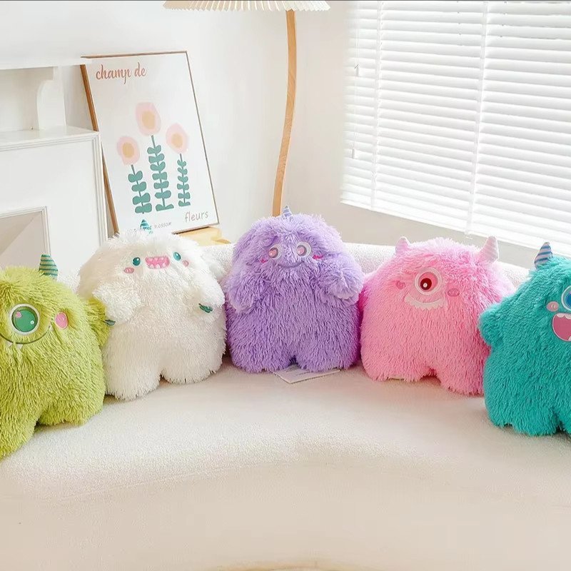 Cute Monster Plush Cushion Pillow