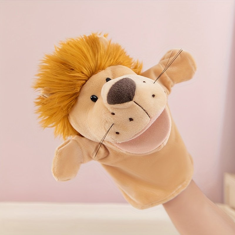 Cartoon Animal Plush Hand Puppet Set