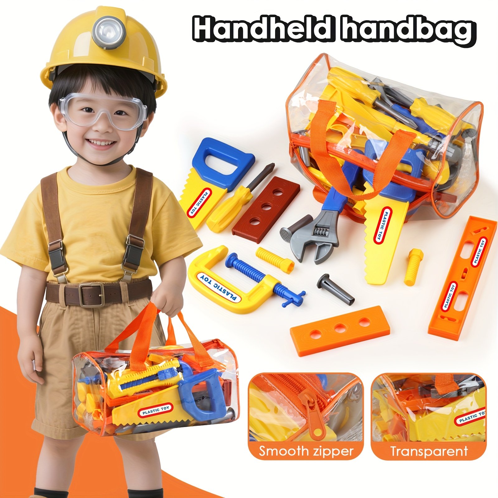 Kids’ Simulation Tool Box Playset – 10, 19 or 30 Pieces