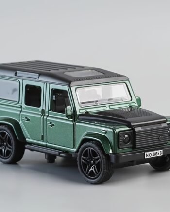 Two-Tone Alloy Classic Three-Door Off-Road Model Car