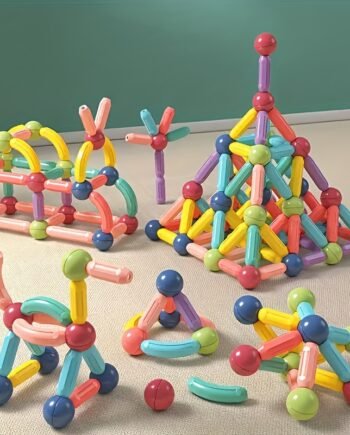 Magnetic STEM Building Blocks for Kids Ages 3+