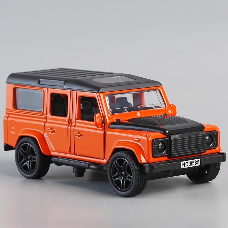 Two-Tone Alloy Classic Three-Door Off-Road Model Car