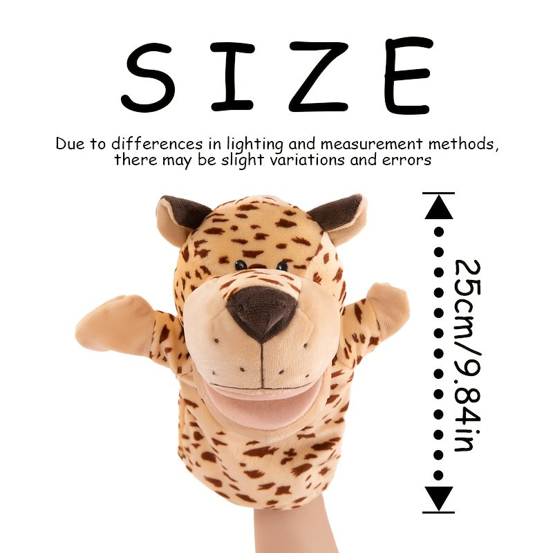 Cartoon Animal Plush Hand Puppet Set