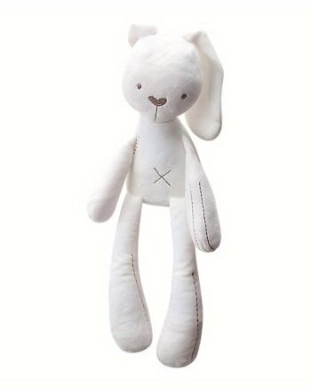Long-Legged White Bunny Plush Doll