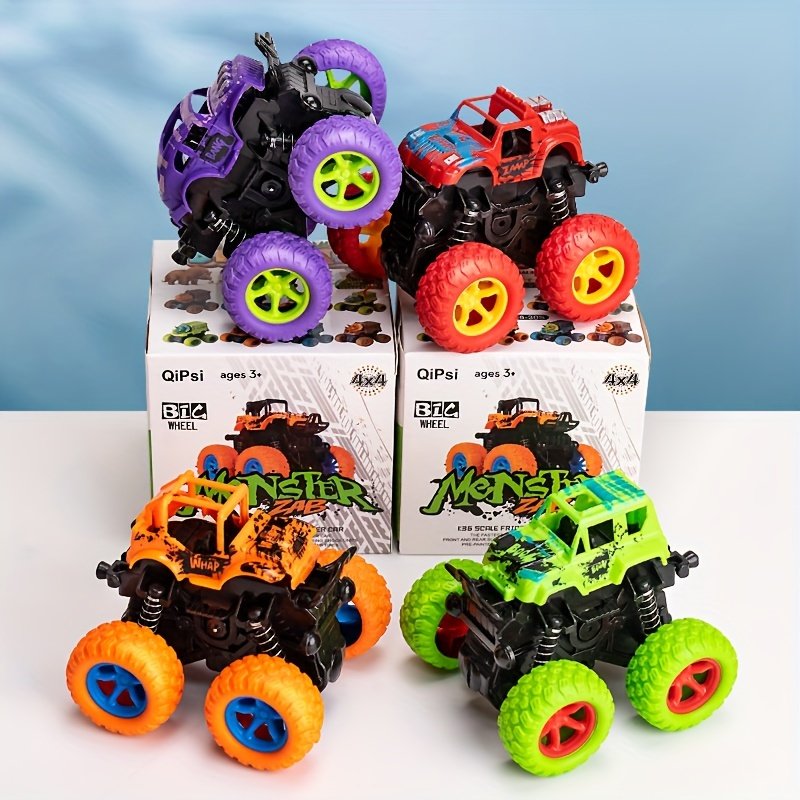 Four-Wheel-Drive Inertia Off-Road Climbing Car – Random Pattern