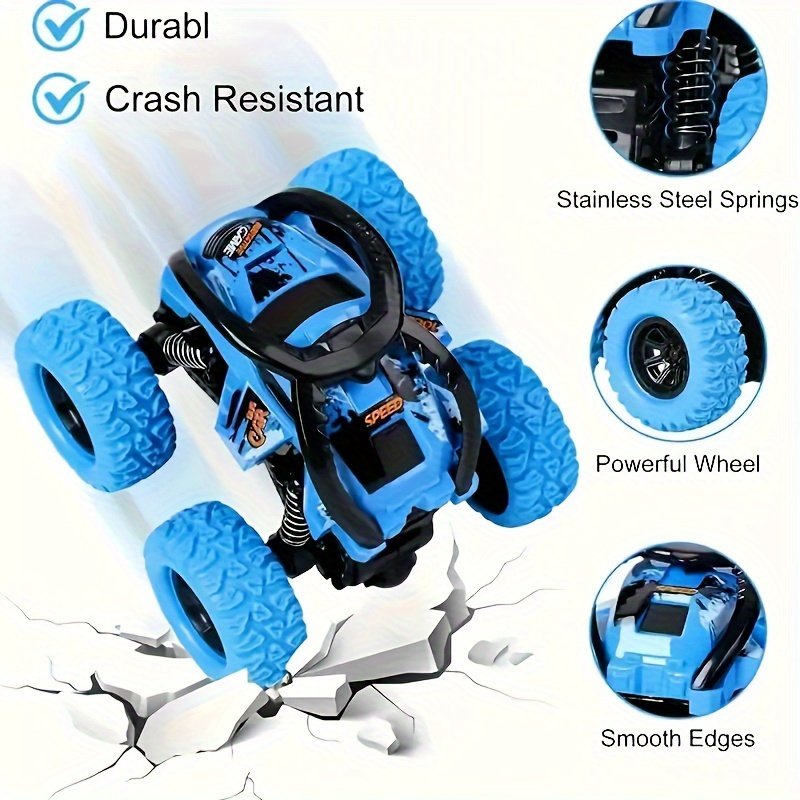 Battery-Free Manual Monster Truck Toy – Mixed Colours