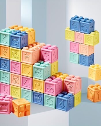 Soft Rubber Building Blocks for Infants