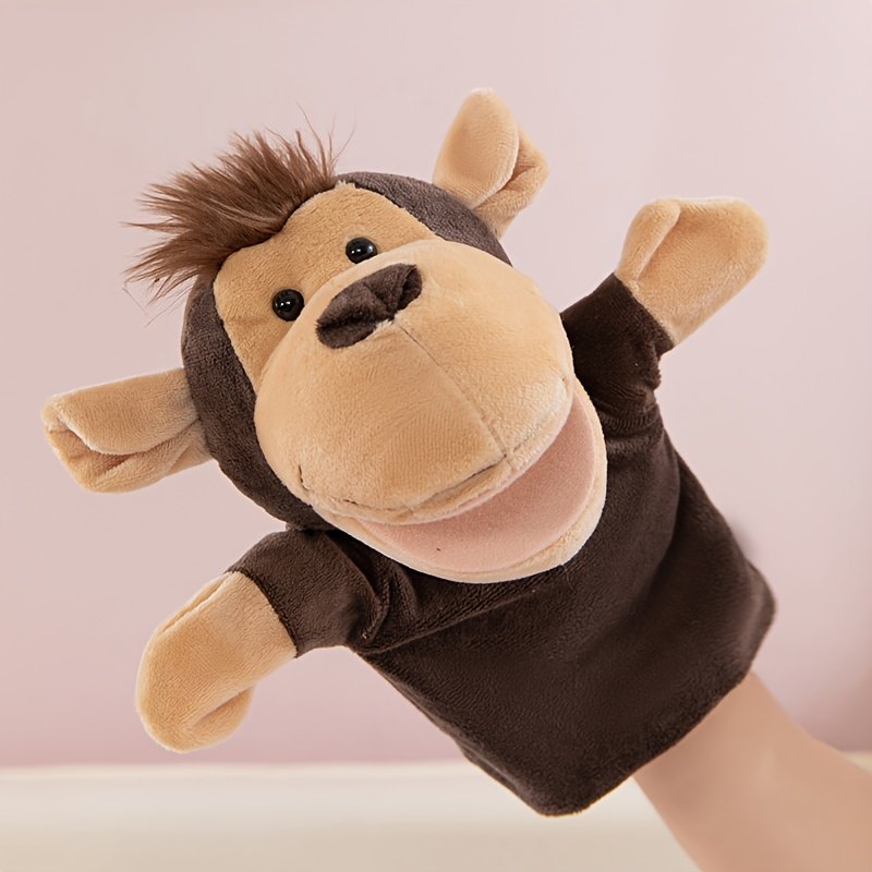 Cartoon Animal Plush Hand Puppet Set