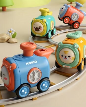 Face-Changing Whistling Inertia Train Toy – 1 Piece