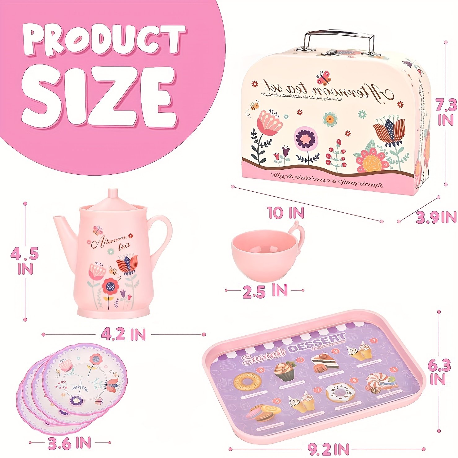 Princess Afternoon Tea & Dessert Pretend Playset