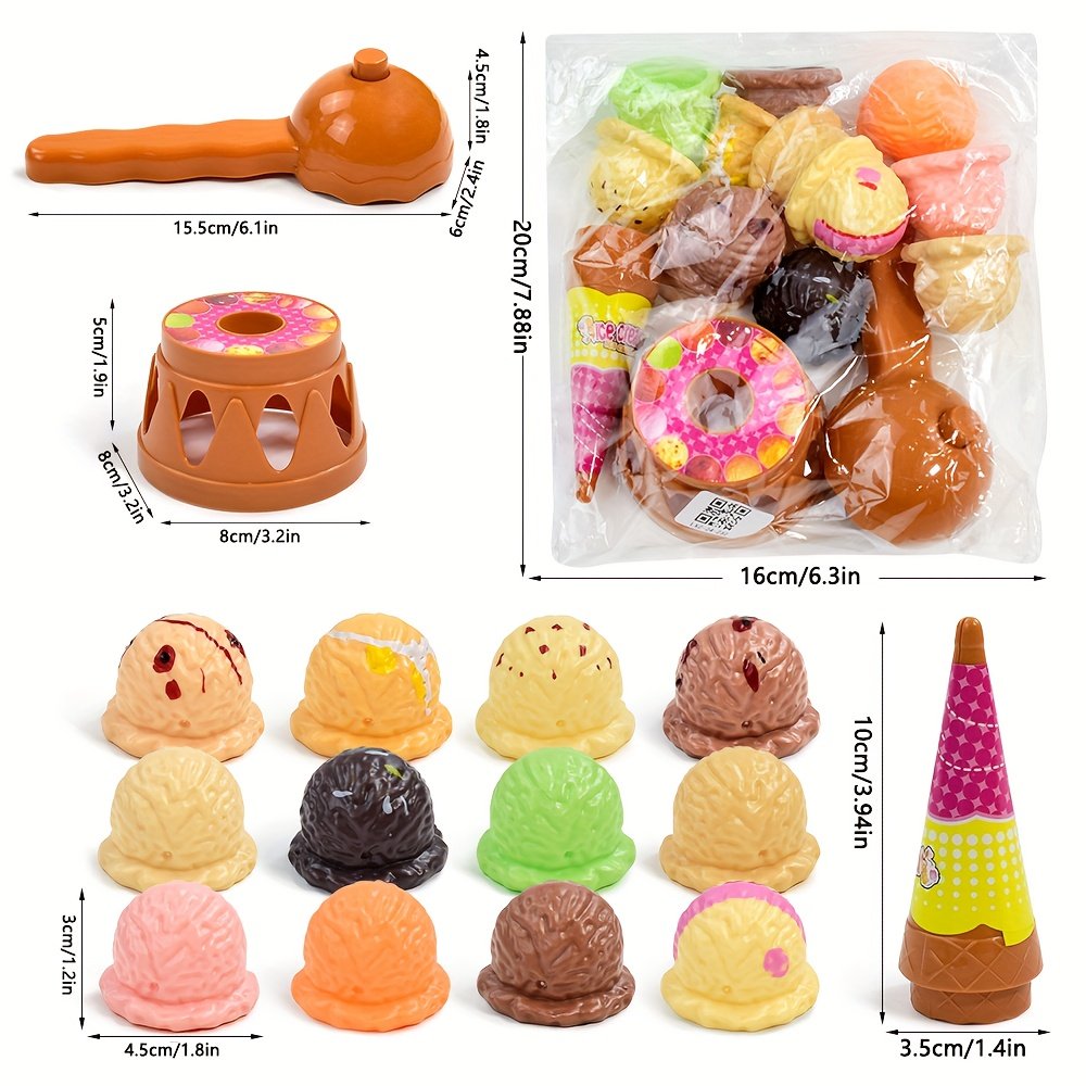 Ice Cream Folding Puzzle Parent-Child Interactive Game