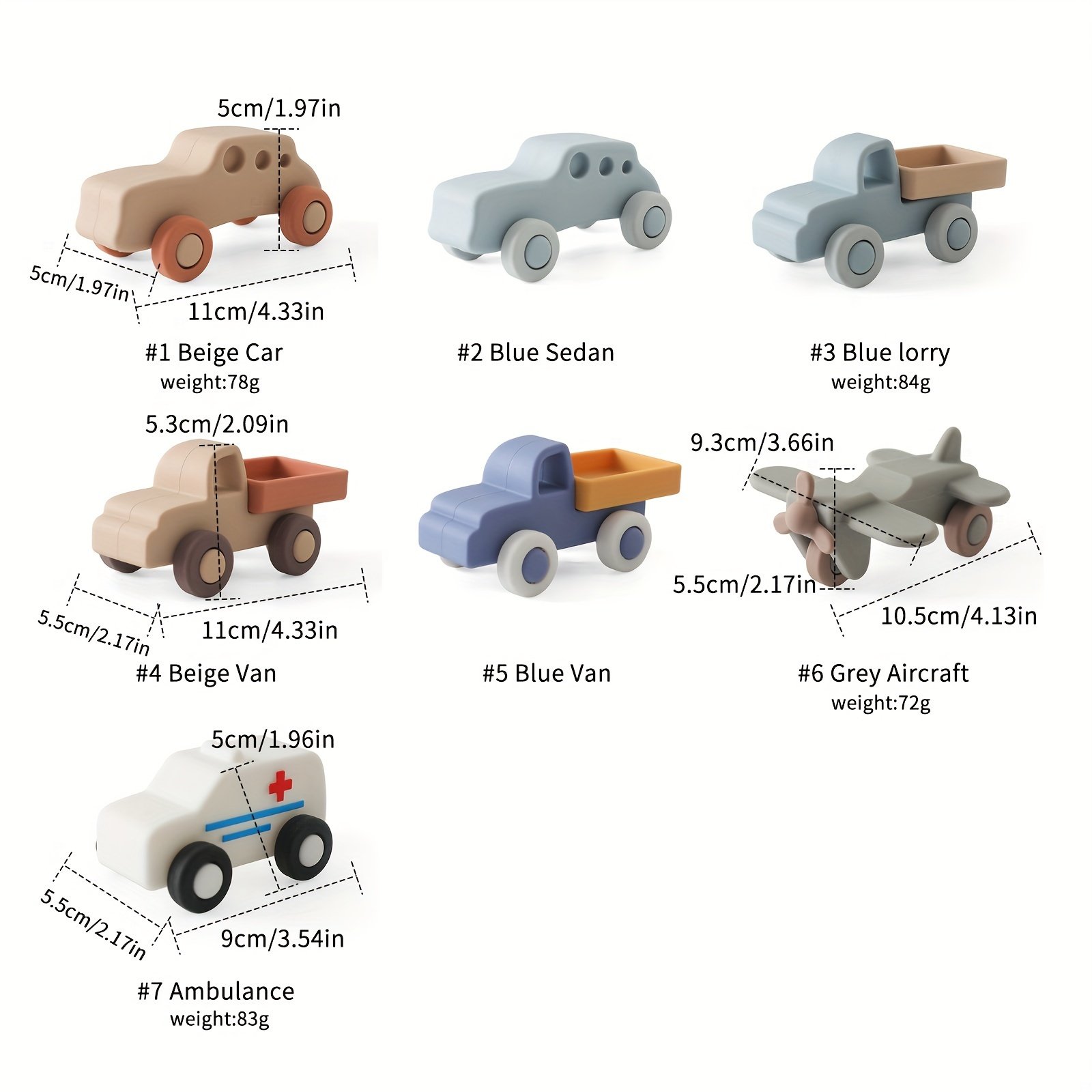 Drop-Resistant Silicone Cartoon Push-and-Pull Toy Car