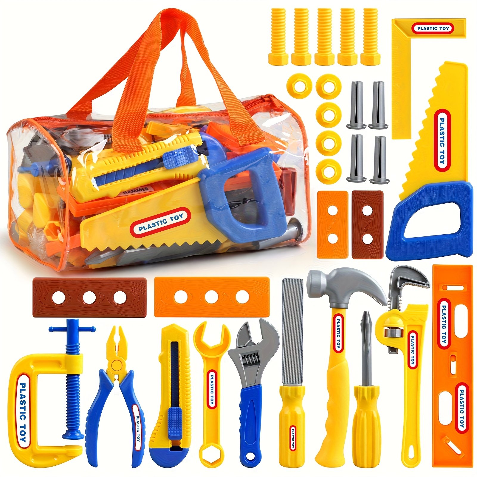 Kids’ Simulation Tool Box Playset – 10, 19 or 30 Pieces