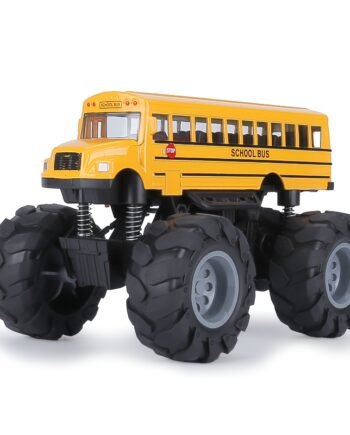 Alloy Pull-Back School Bus Model for Kids Ages 3+