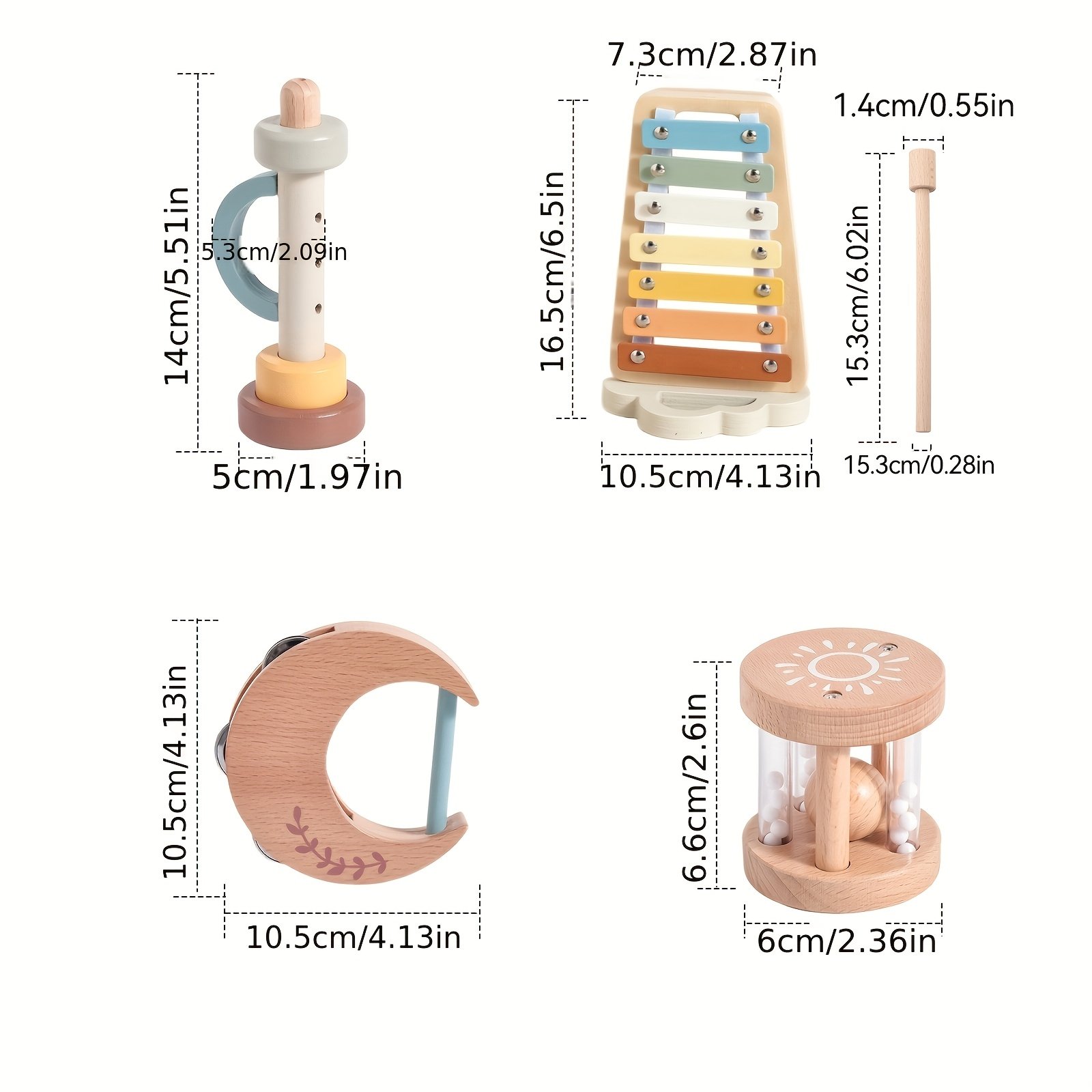 Baby Early-Learning Cloud Musical Knocker Toy
