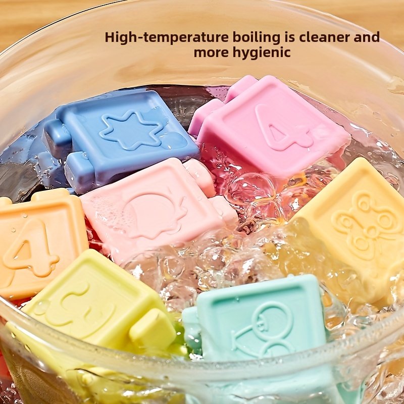 Soft Rubber Building Blocks for Infants