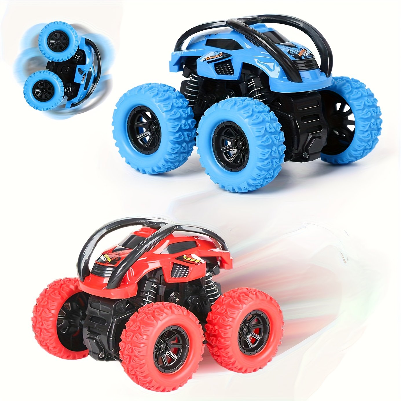 Battery-Free Manual Monster Truck Toy – Mixed Colours
