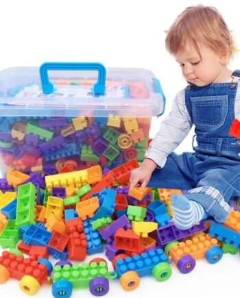 Large Educational Building Block Set for Creative & Interactive Play