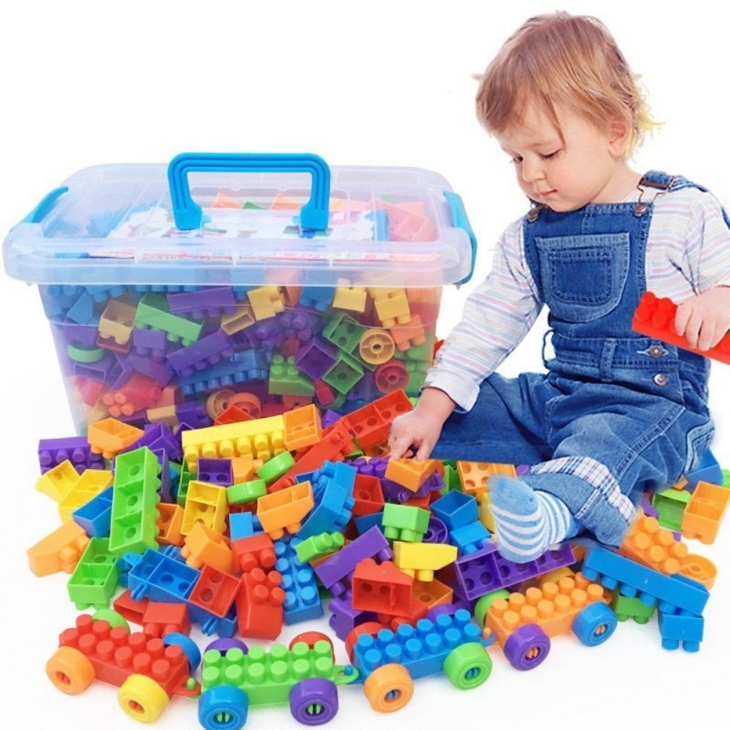 Large Educational Building Block Set for Creative & Interactive Play