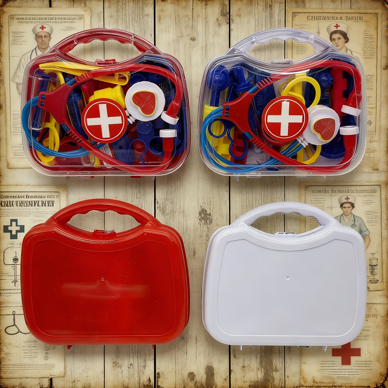 Children’s Simulation Medical Toy Box Playset