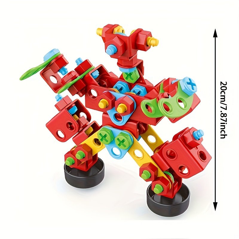 287-Piece Screw Puzzle DIY Building Set with Screwdriver