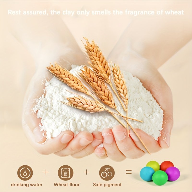 Luxury 2-in-1 Multicolour Clay Kitchen & Creative Food Playset
