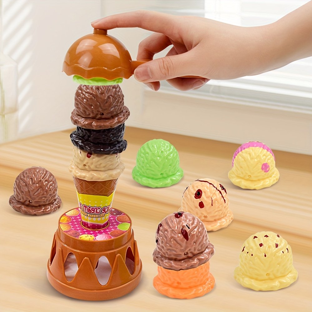 Ice Cream Folding Puzzle Parent-Child Interactive Game