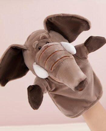 Cartoon Animal Plush Hand Puppet Set