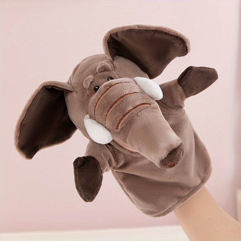 Cartoon Animal Plush Hand Puppet Set